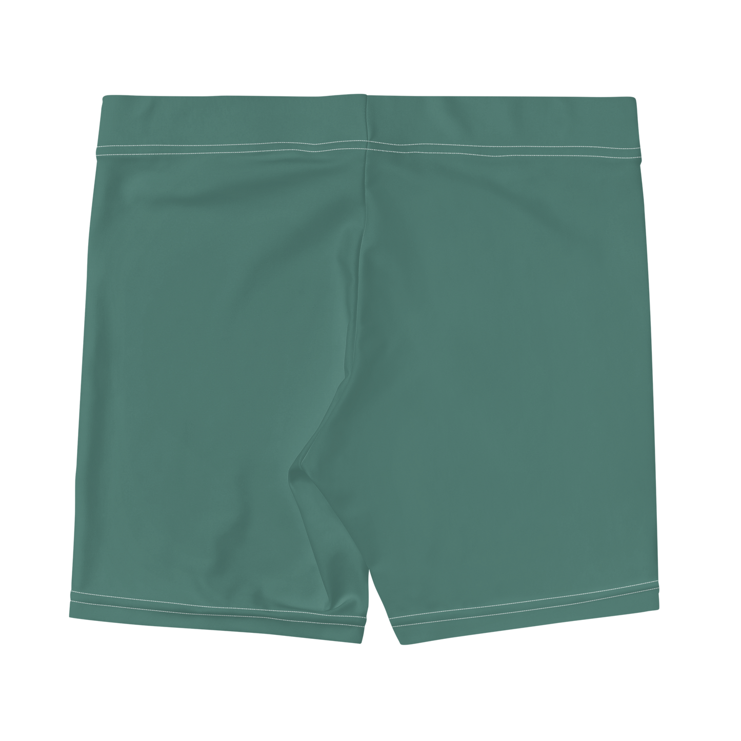 Michigan Upper Peninsula Tight Shorts (w/ UP Outline) | Copper Green