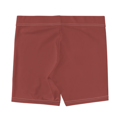 Michigan Upper Peninsula Tight Shorts (w/ UP Outline) | Ore Dock Red