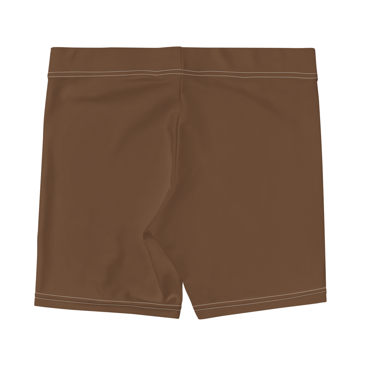 Michigan Upper Peninsula Tight Shorts (w/ UP Outline) | Coffee Color