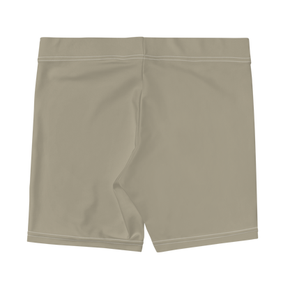 Michigan Upper Peninsula Tight Shorts (w/ UP Outline) | Petoskey Stone Beige