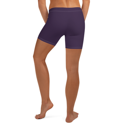 Michigan Upper Peninsula Tight Shorts (w/ UP Outline) | Blackcurrant