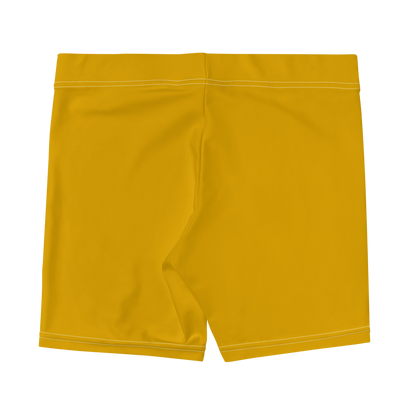 Michigan Upper Peninsula Tight Shorts (w/ UP Outline) | Gold