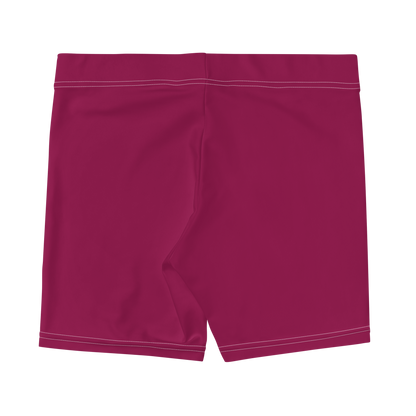 Michigan Upper Peninsula Tight Shorts (w/ UP Outline) | Ruby Red