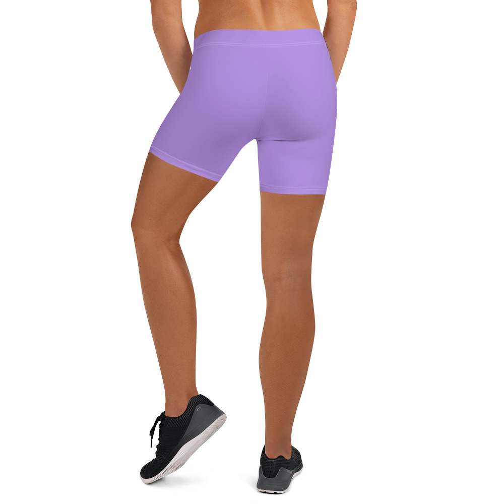 Michigan Upper Peninsula Tight Shorts (w/ UP Outline) | Lavender