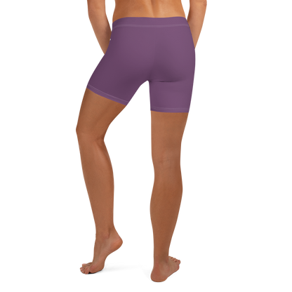 Michigan Upper Peninsula Tight Shorts (w/ UP Outline) | Plum