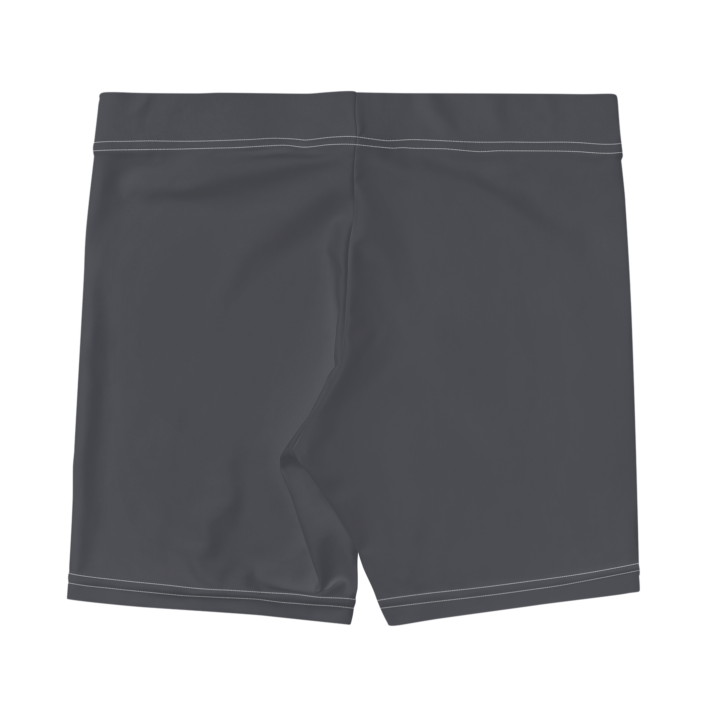 Michigan Upper Peninsula Tight Shorts (w/ UP Outline) | Iron Ore Grey