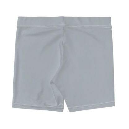 Michigan Upper Peninsula Tight Shorts (w/ UP Outline) | Silver