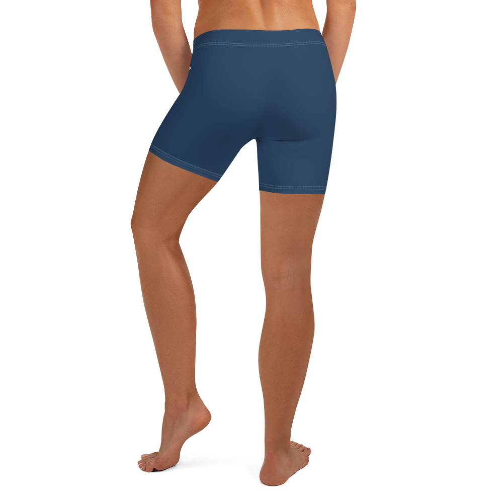 Michigan Upper Peninsula Tight Shorts (w/ UP Outline) | Navy