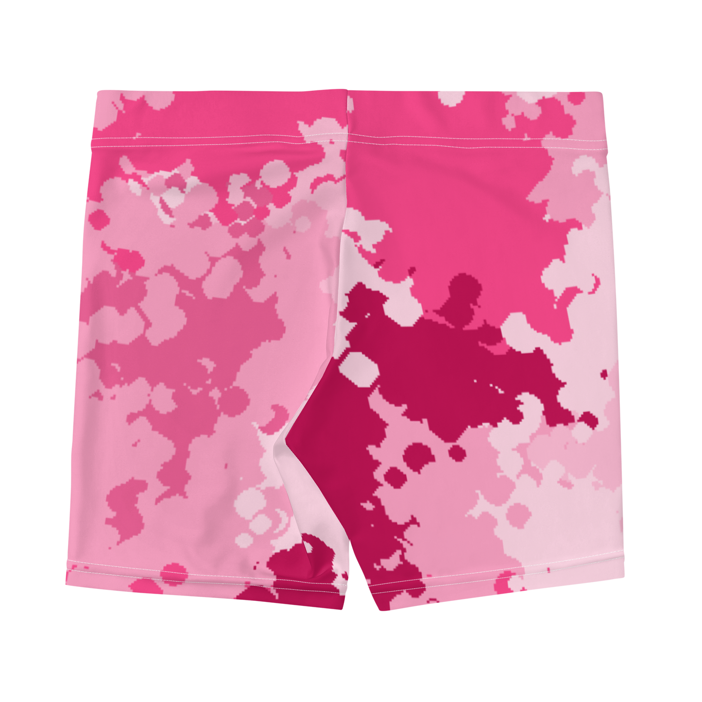 Michigan Upper Peninsula Tight Shorts (w/ UP Outline) | Pink Camo