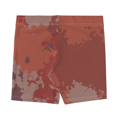 Michigan Upper Peninsula Tight Shorts (w/ UP Outline) | Ore Dock Red