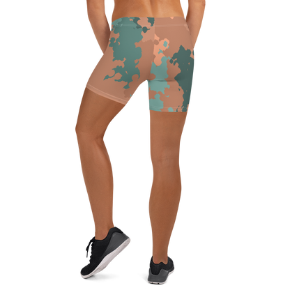 Michigan Upper Peninsula Tight Shorts (w/ UP Outline) | Copper Country Camo