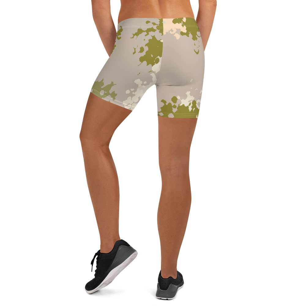 Michigan Upper Peninsula Tight Shorts (w/ UP Outline) | Rosy Mound Camo