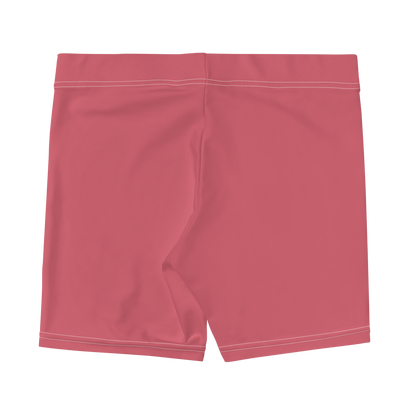 Michigan Upper Peninsula Tight Shorts (w/ UP Outline) | Watermelon Pink