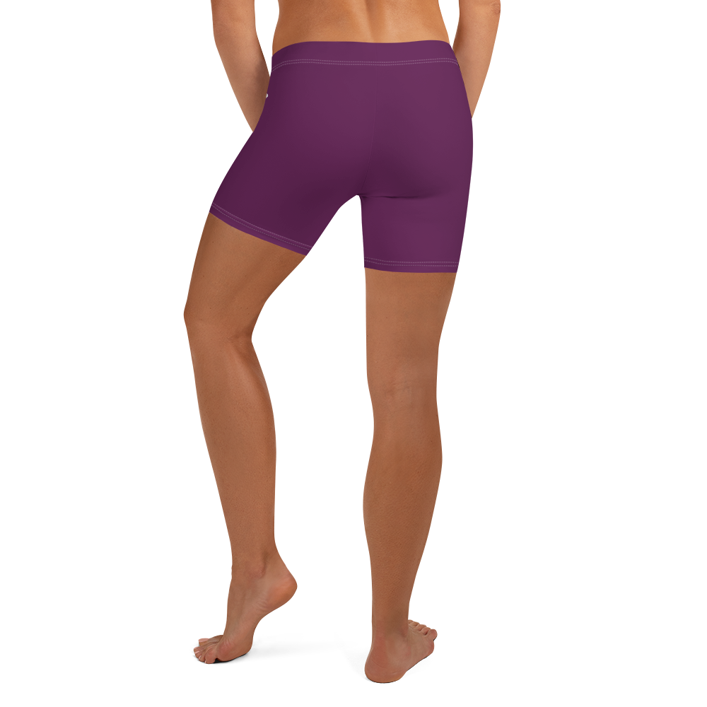 Michigan Upper Peninsula Tight Shorts (w/ UP Outline) | Tyrian Purple