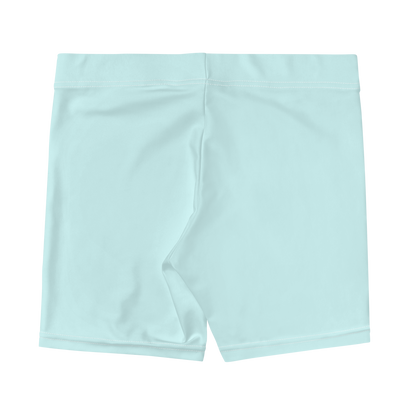 Michigan Upper Peninsula Tight Shorts (w/ UP Outline) | Cyan