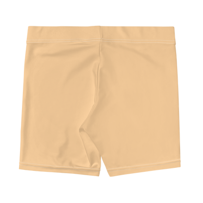 Michigan Upper Peninsula Tight Shorts (w/ UP Outline) | Pale Apricot