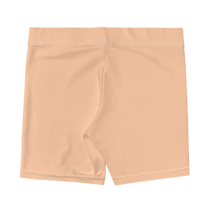 Michigan Upper Peninsula Tight Shorts (w/ UP Outline) | Peach