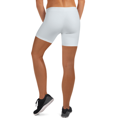 Michigan Upper Peninsula Tight Shorts (w/ UP Outline) | Gossy White