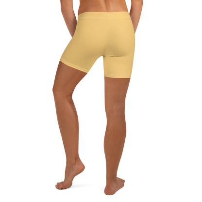 Michigan Upper Peninsula Tight Shorts (w/ UP Outline) | Citrine