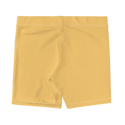 Michigan Upper Peninsula Tight Shorts (w/ UP Outline) | Citrine