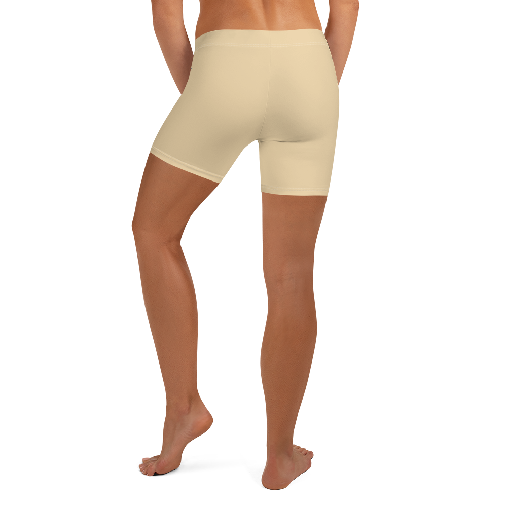 Michigan Upper Peninsula Tight Shorts (w/ UP Outline) | Maple Color