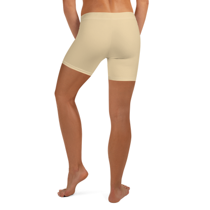 Michigan Upper Peninsula Tight Shorts (w/ UP Outline) | Maple Color