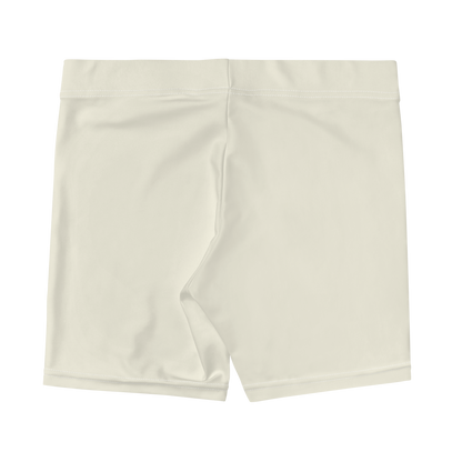 Michigan Upper Peninsula Tight Shorts (w/ UP Outline) | Ivory White