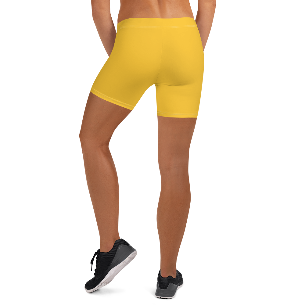 Michigan Upper Peninsula Tight Shorts (w/ UP Outline) | Superior Gold