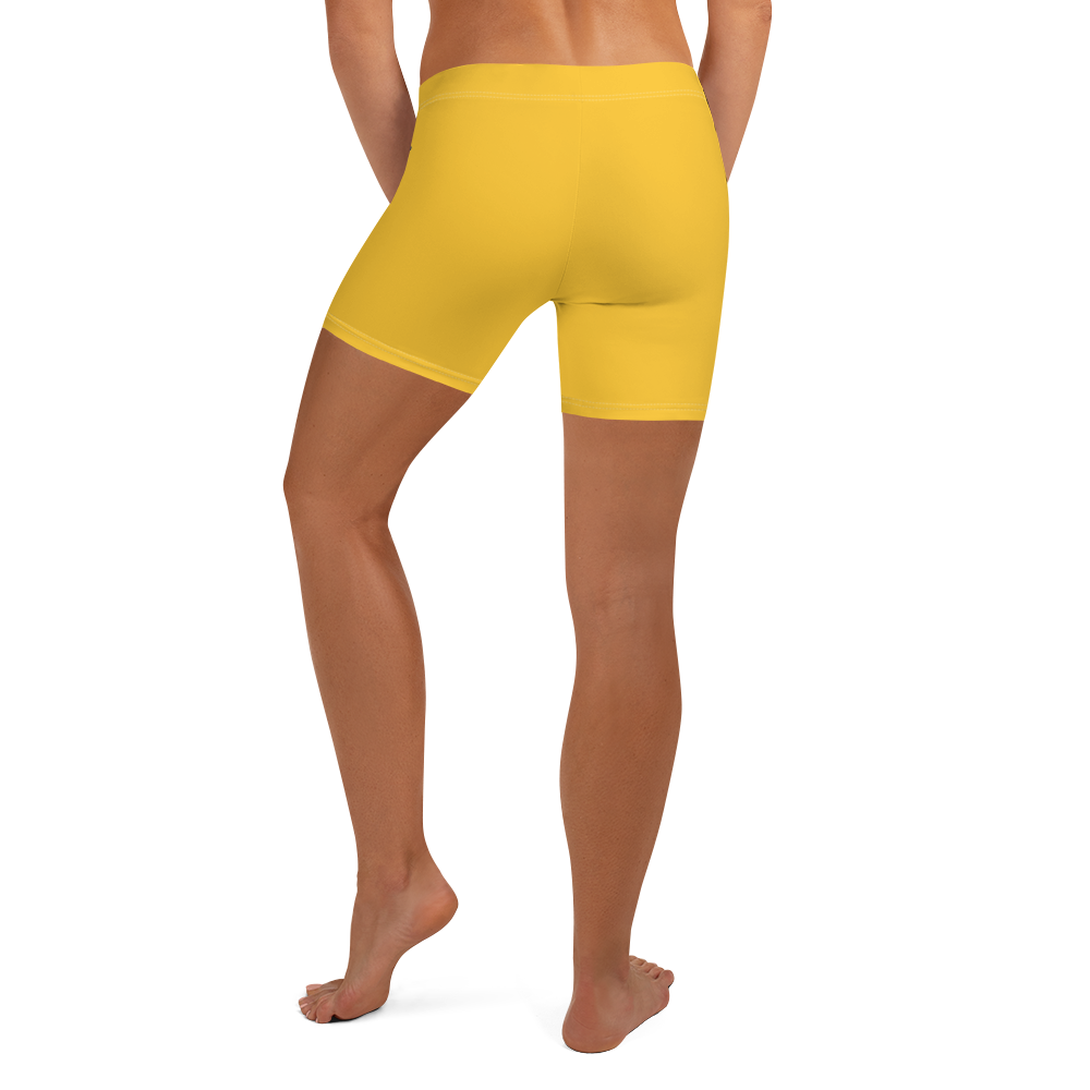 Michigan Upper Peninsula Tight Shorts (w/ UP Outline) | Superior Gold