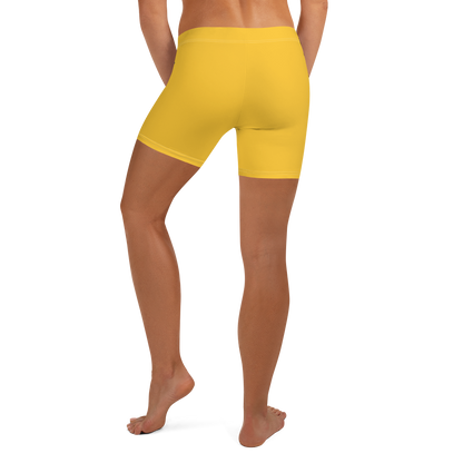 Michigan Upper Peninsula Tight Shorts (w/ UP Outline) | Superior Gold