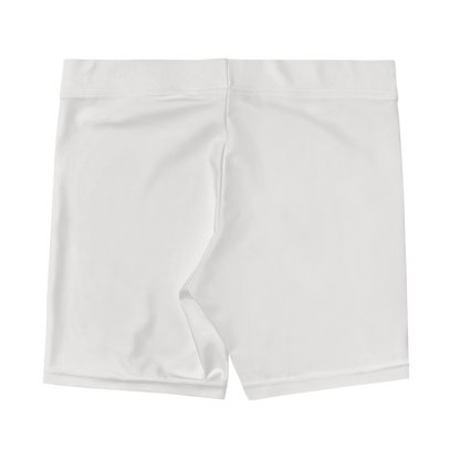 Michigan Upper Peninsula Tight Shorts (w/ UP Outline) | Birch Bark White