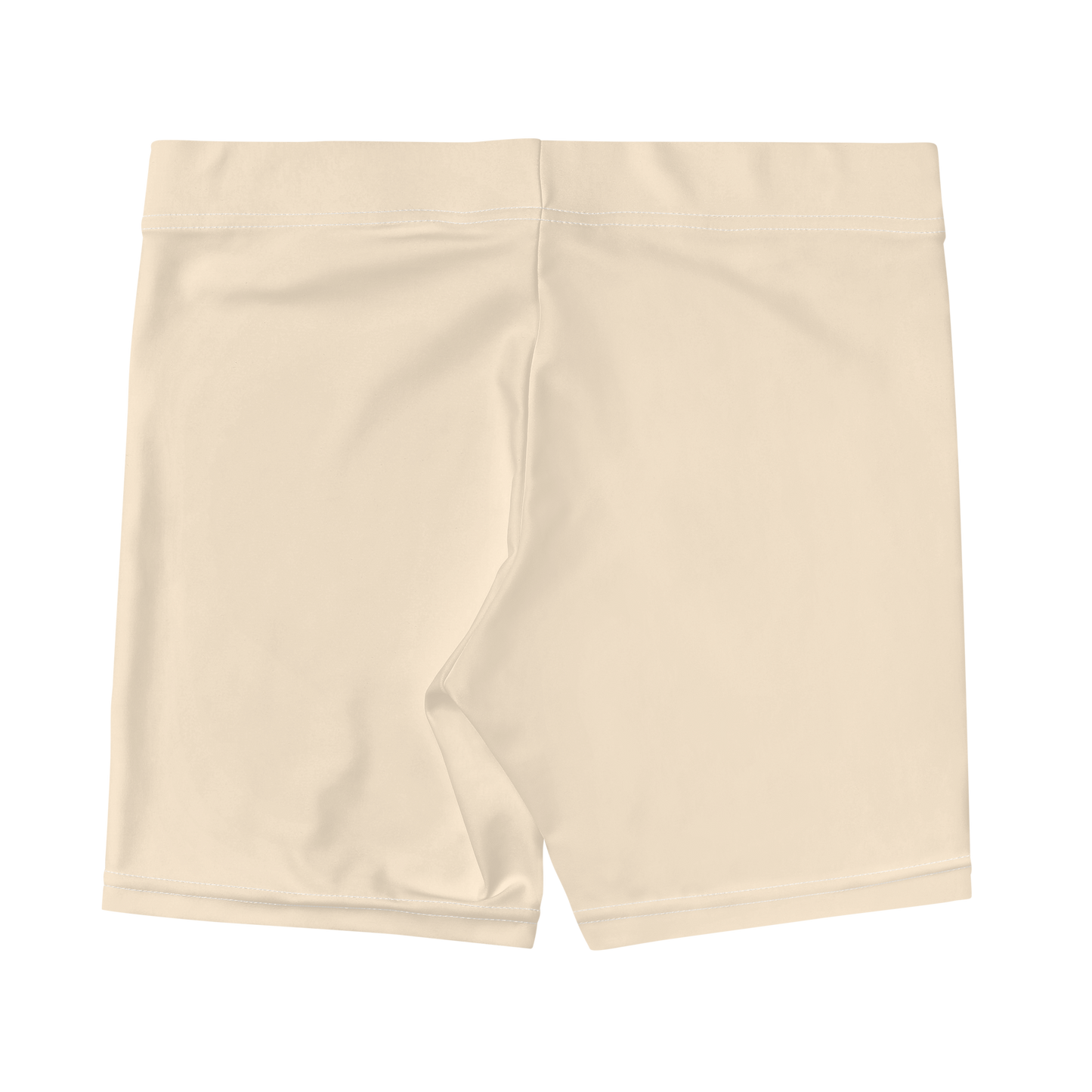 Michigan Upper Peninsula Tight Shorts (w/ UP Outline) | Champagne White