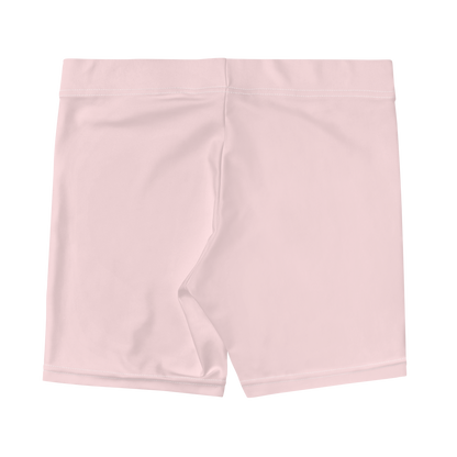 Michigan Upper Peninsula Tight Shorts (w/ UP Outline) | Pale Pink