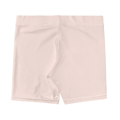 Michigan Upper Peninsula Tight Shorts (w/ UP Outline) | Champagne Pink