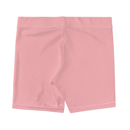 Michigan Upper Peninsula Tight Shorts (w/ UP Outline) | Strawberry Pink