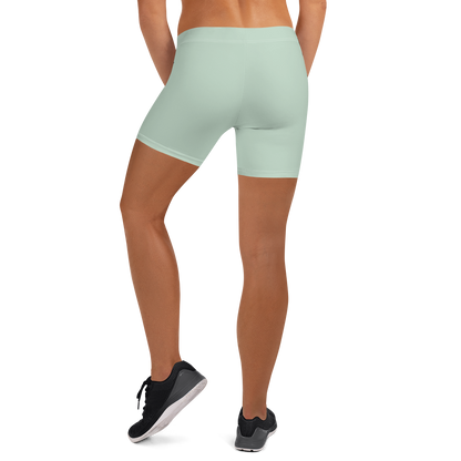 Michigan Upper Peninsula Tight Shorts (w/ UP Outline) | Sea Green