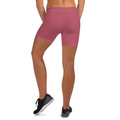 Michigan Upper Peninsula Tight Shorts (w/ UP Outline) | Popstar Pink