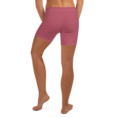 Michigan Upper Peninsula Tight Shorts (w/ UP Outline) | Popstar Pink