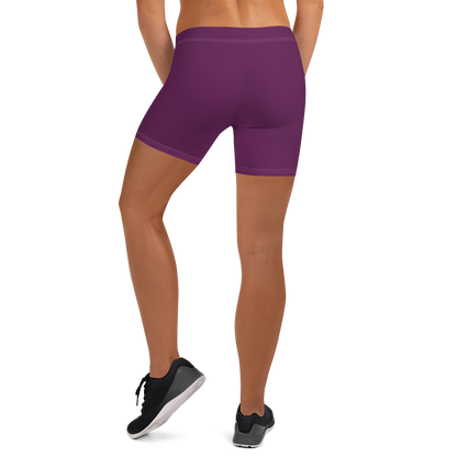 Michigan Upper Peninsula Tight Shorts (w/ UP Outline) | Tyrian Purple