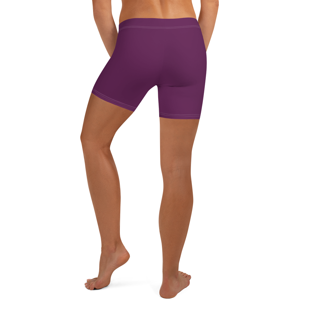 Michigan Upper Peninsula Tight Shorts (w/ UP Outline) | Tyrian Purple