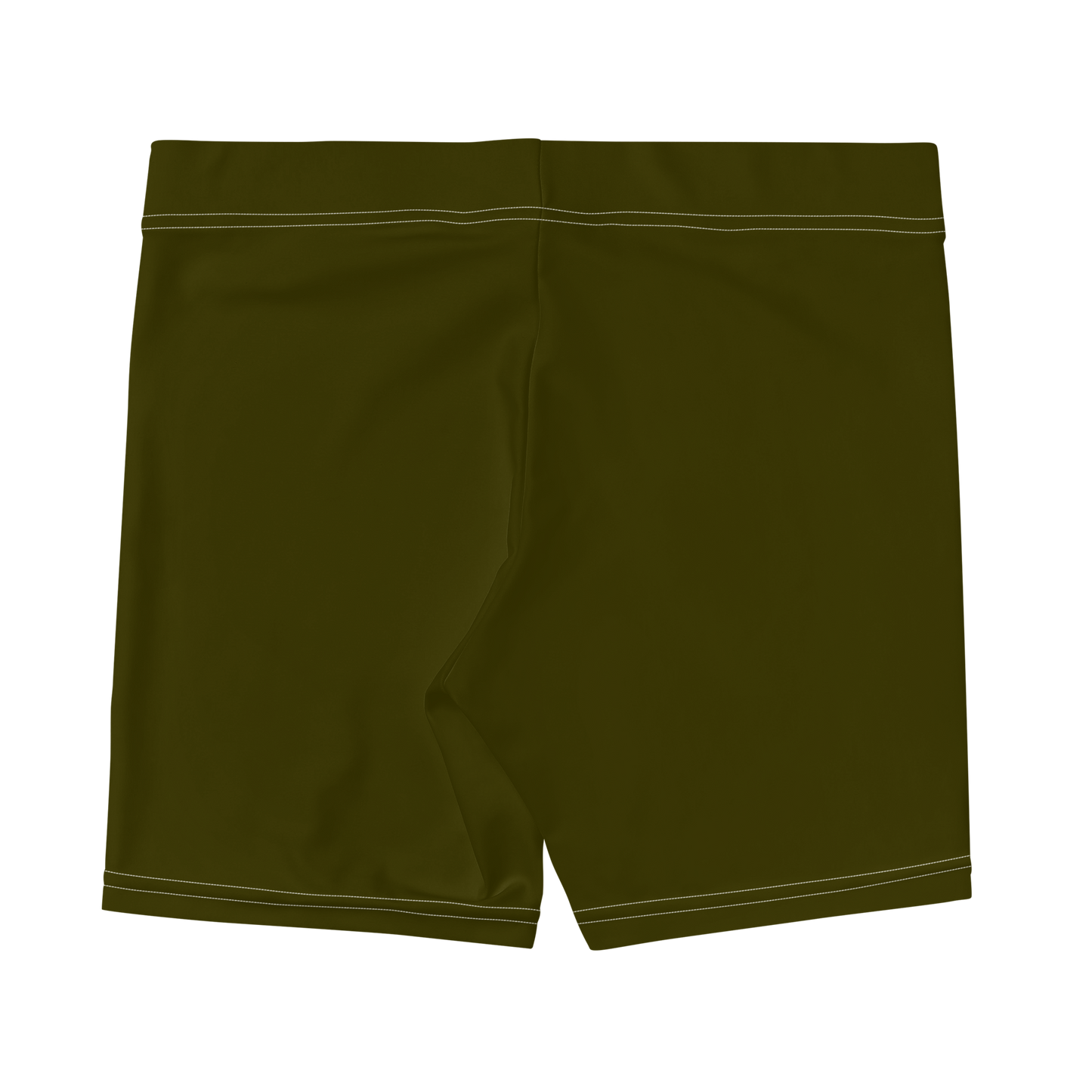 Michigan Upper Peninsula Tight Shorts (w/ UP Outline) | Military Green