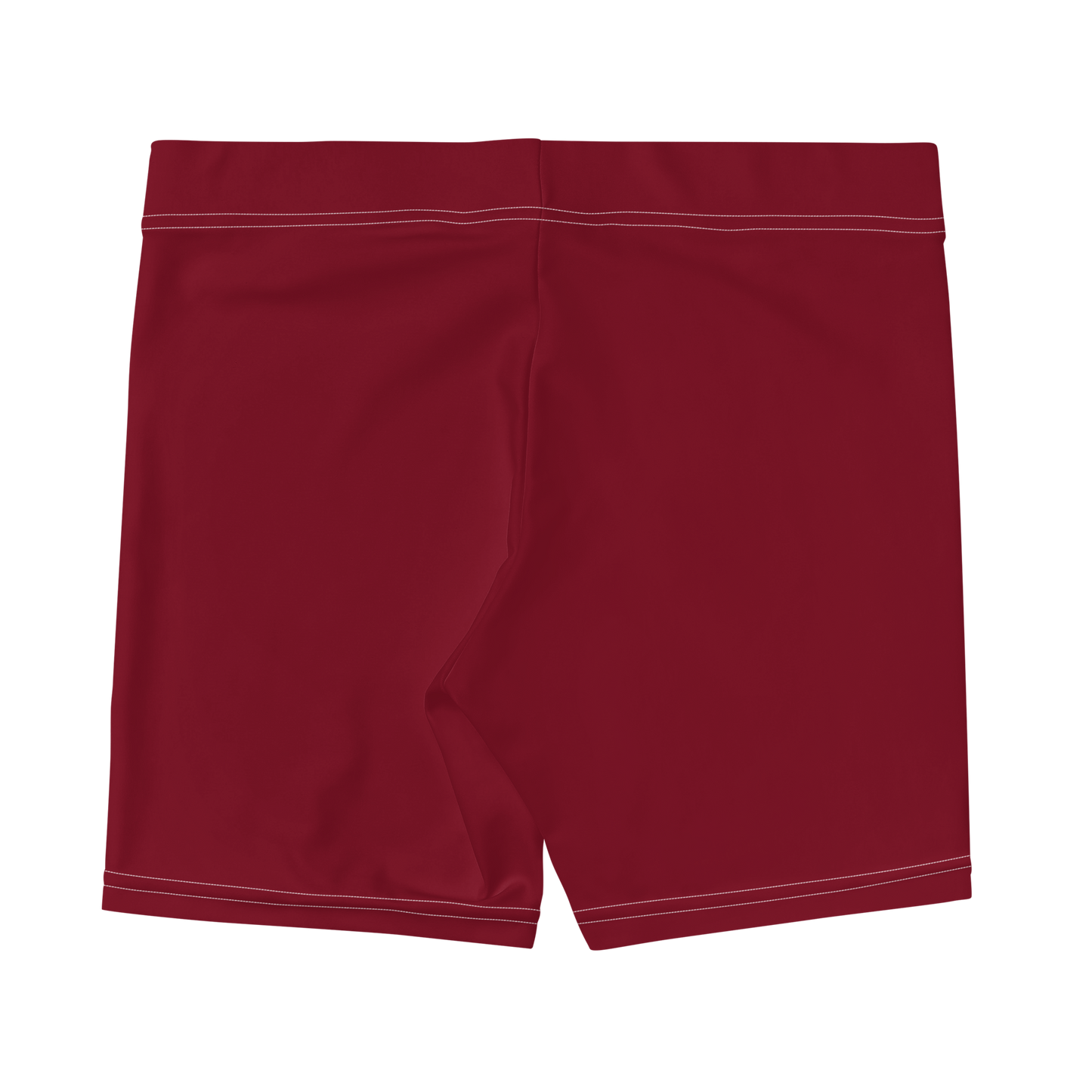 Michigan Upper Peninsula Tight Shorts (w/ UP Outline) | Burgandy