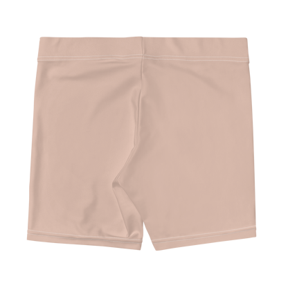 Michigan Upper Peninsula Tight Shorts (w/ UP Outline) | Rose Gold