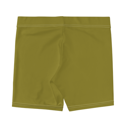 Michigan Upper Peninsula Tight Shorts (w/ UP Outline) | Scrub Gold