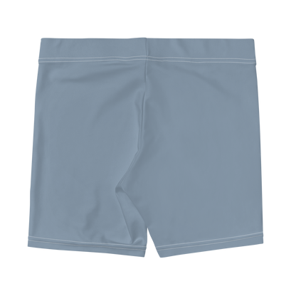 Michigan Upper Peninsula Tight Shorts (w/ UP Outline) | B-24 Grey