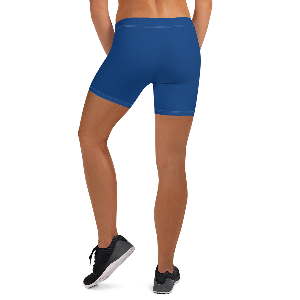 Michigan Upper Peninsula Tight Shorts (w/ UP Outline) | Dearborn Blue