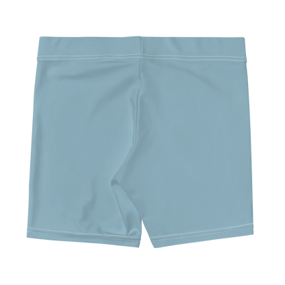 Michigan Upper Peninsula Tight Shorts (w/ UP Outline) | Opal Blue