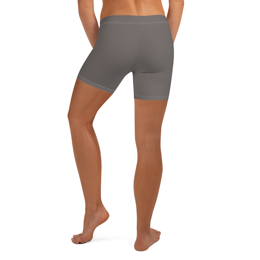 Michigan Upper Peninsula Tight Shorts (w/ UP Outline) | Warren Tank Grey