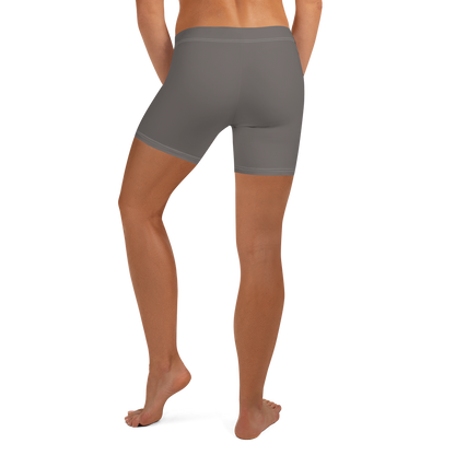 Michigan Upper Peninsula Tight Shorts (w/ UP Outline) | Warren Tank Grey