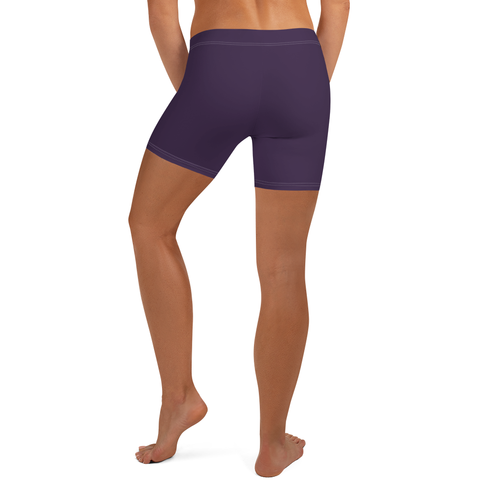 Michigan Upper Peninsula Tight Shorts (w/ UP Outline) | Blackcurrant